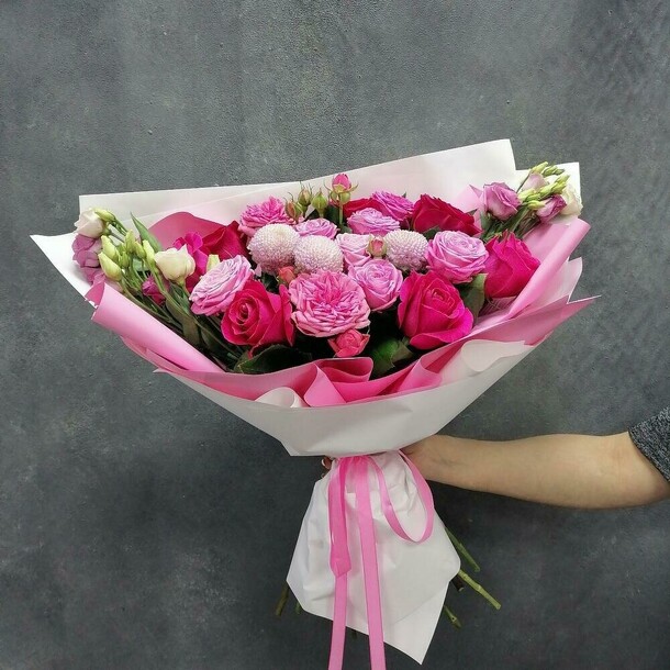 Pink sea, артикул F110116 - 4505 рублей, доставка по городу. Flawery - доставка цветов