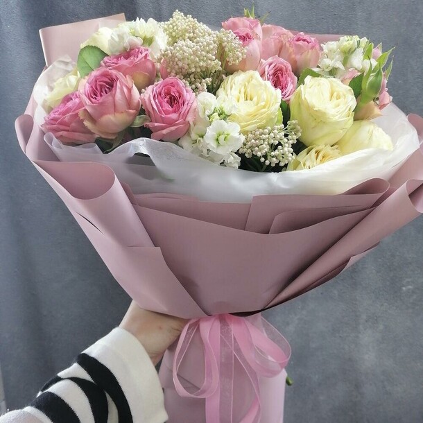 Розовый закат, артикул F1119346 - 3885 рублей, доставка по городу. Flawery - доставка цветов