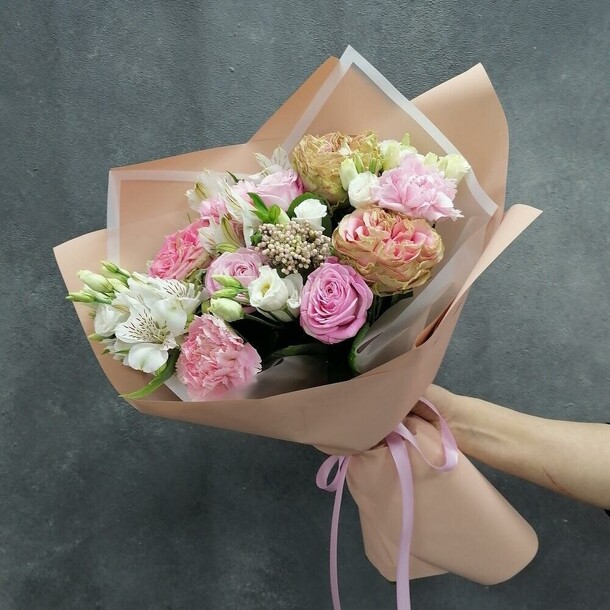 Peony nute, артикул F112614 - 3636 рублей, доставка по городу. Flawery - доставка цветов