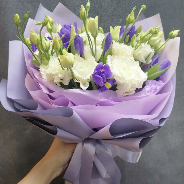 Фиолетовая любовь, артикул F1126317 - 3870 рублей, доставка по городу. Flawery - доставка цветов