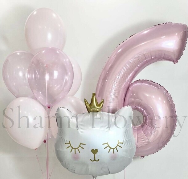 Набор шаров, артикул F1217738 - 3830 рублей, доставка по городу. Flawery - доставка цветов