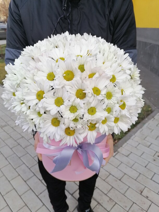 Present xxxl (15 кустовых хризантем), артикул F98094 - 3674 рублей, доставка по городу. Flawery - доставка цветов