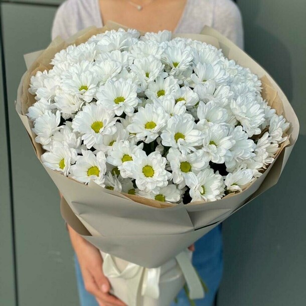 Букет из ромашек, артикул F1241936 - 4950 рублей, доставка по городу. Flawery - доставка цветов