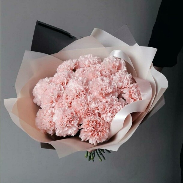 17 розовых диантусов, артикул F1246345 - 3850 рублей, доставка по городу. Flawery - доставка цветов