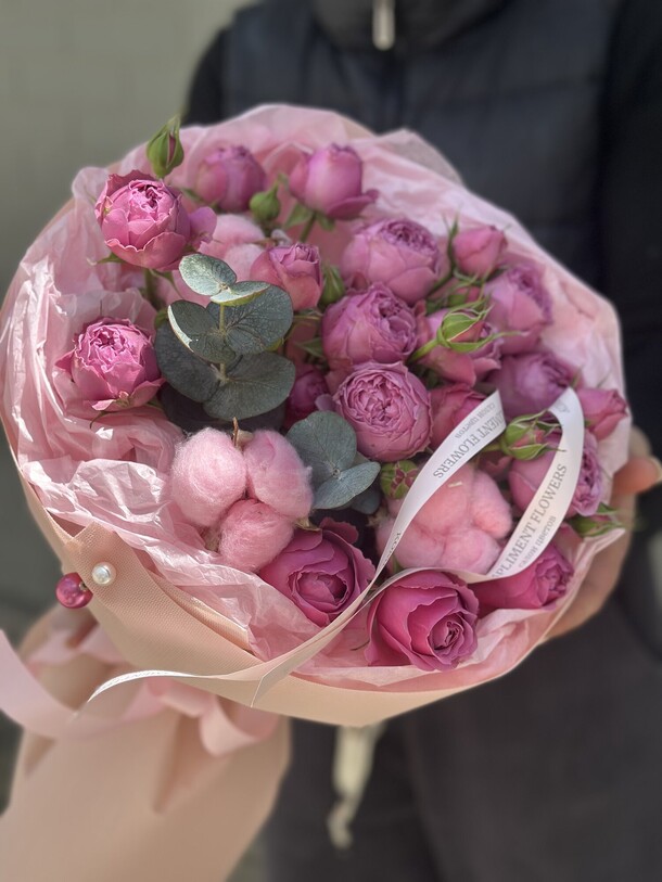 Пиновидная роза “missty babls”, артикул F1418064 - 5990 рублей, доставка по городу. Flawery - доставка цветов