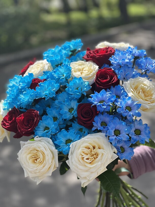 Небесный, артикул F1136837 - 9500 рублей, доставка по городу. Flawery - доставка цветов