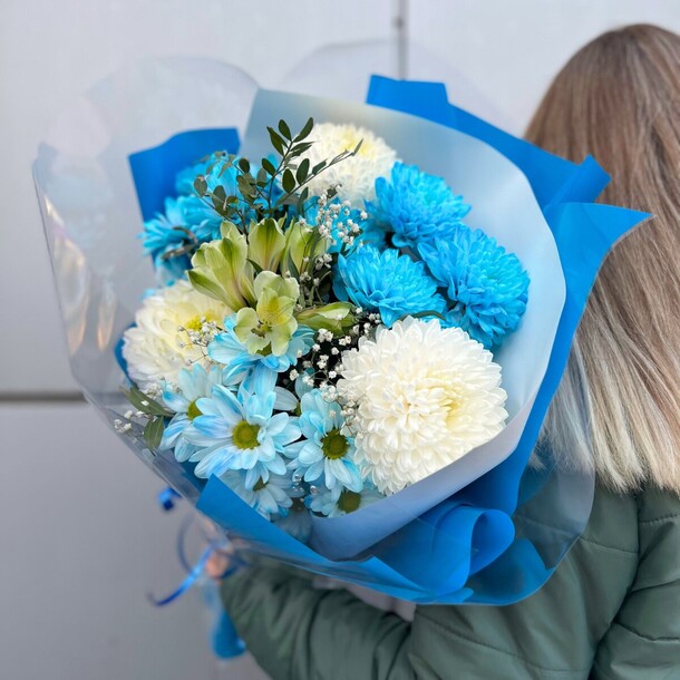 Небесный, артикул F1190340 - 6000 рублей, доставка по городу. Flawery - доставка цветов