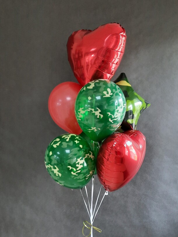 Шары на дембель, артикул F1490666 - 2574 рублей, доставка по городу. Flawery - доставка цветов