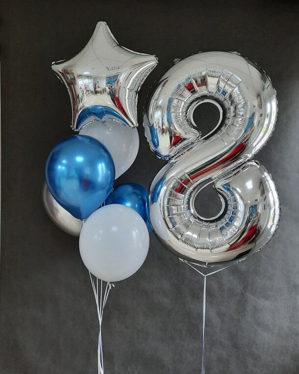 Шары на день рождения, артикул F1491173 - 2700 рублей, доставка по городу. Flawery - доставка цветов