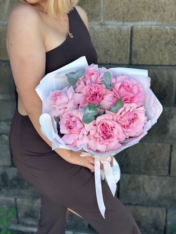 Букет прекрасной пионовидной розы, артикул F1302083 - 7946 рублей, доставка по городу. Flawery - доставка цветов