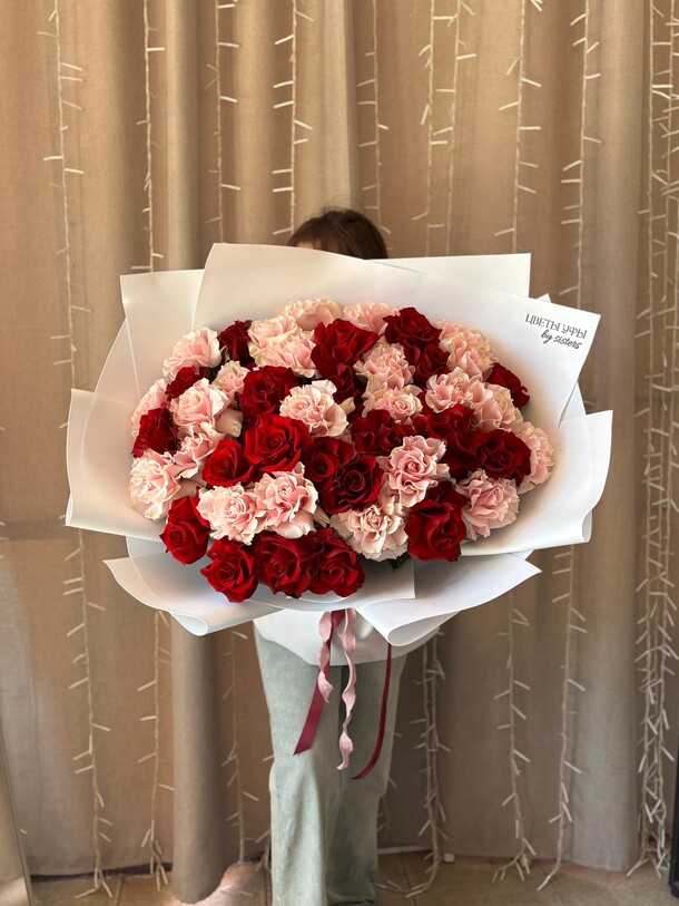 Букет роз «страсть», артикул F1423741 - 21902 рублей, доставка по городу. Flawery - доставка цветов