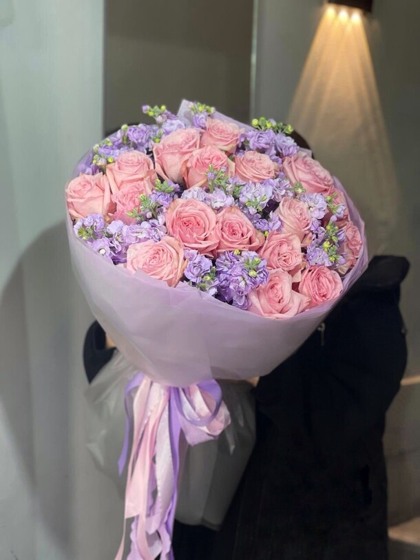 Пинк охара с матиоллой, артикул F1490701 - 16124 рублей, доставка по городу. Flawery - доставка цветов