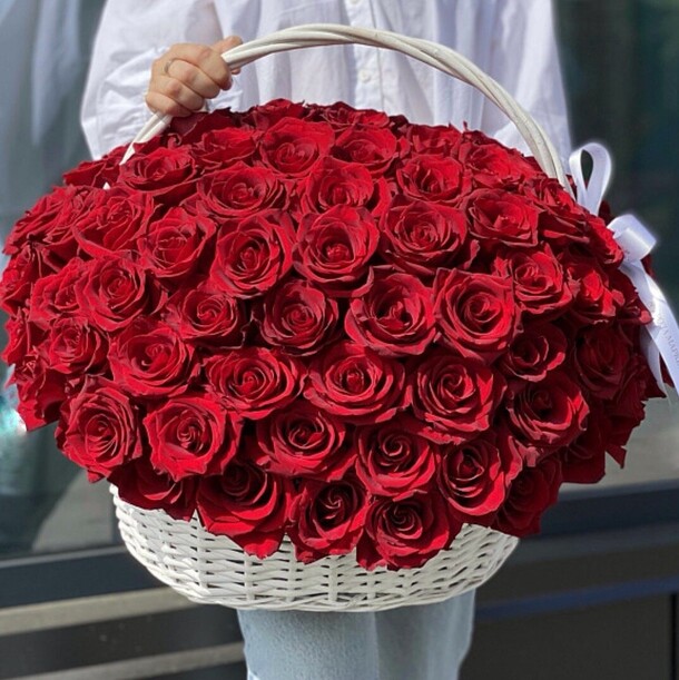 Красные розы explorer 101  ( премиум ), артикул F1529341 - 45428 рублей, доставка по городу. Flawery - доставка цветов