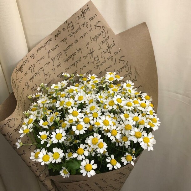 Романтичные ромашки, артикул F1120376 - 3100 рублей, доставка по городу. Flawery - доставка цветов