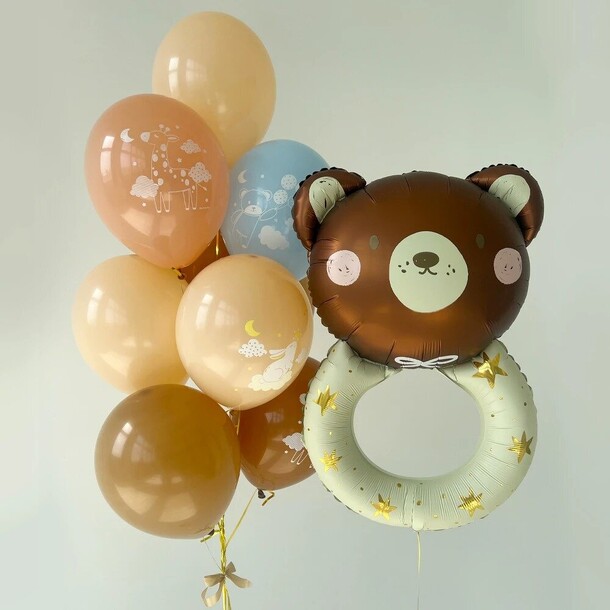 Сет из шаров "детская погремушка", артикул F1386393 - 3590 рублей, доставка по городу. Flawery - доставка цветов