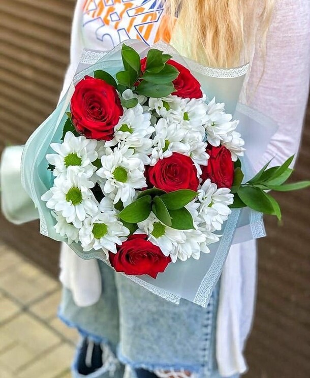 Букет, артикул F1103348 - 3836 рублей, доставка по городу. Flawery - доставка цветов