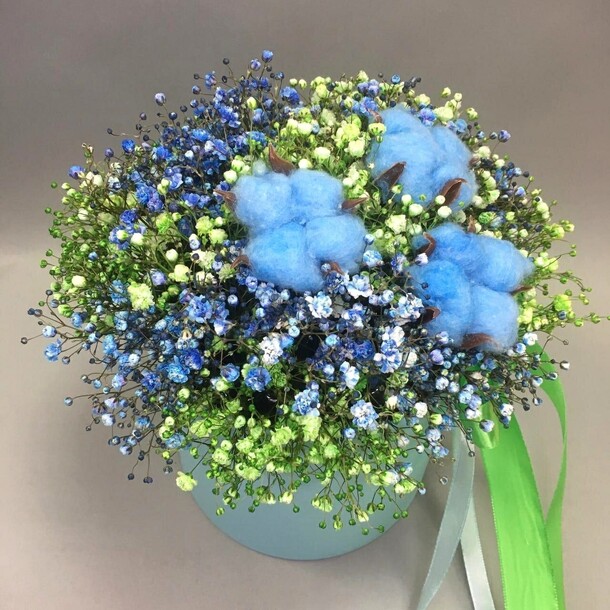 Композиция "облачко", артикул F1120221 - 2530 рублей, доставка по городу. Flawery - доставка цветов