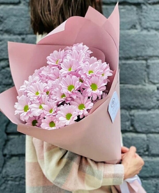 Букет из хризантемы, артикул F1123931 - 2640 рублей, доставка по городу. Flawery - доставка цветов