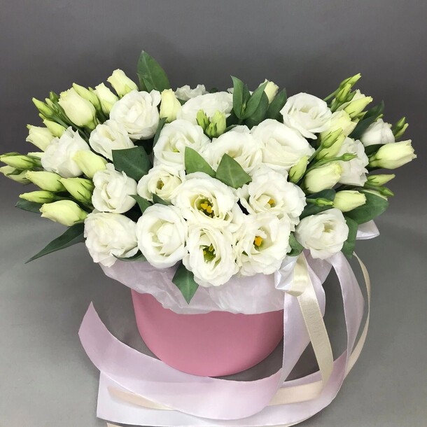 Композиция из эустомы, артикул F1204718 - 4539 рублей, доставка по городу. Flawery - доставка цветов