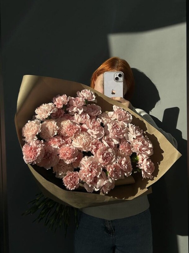 Букет диантусов, артикул F1342676 - 10990 рублей, доставка по городу. Flawery - доставка цветов