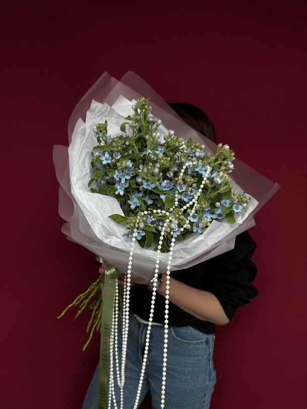 Букет незабудок, артикул F1492473 - 8990 рублей, доставка по городу. Flawery - доставка цветов