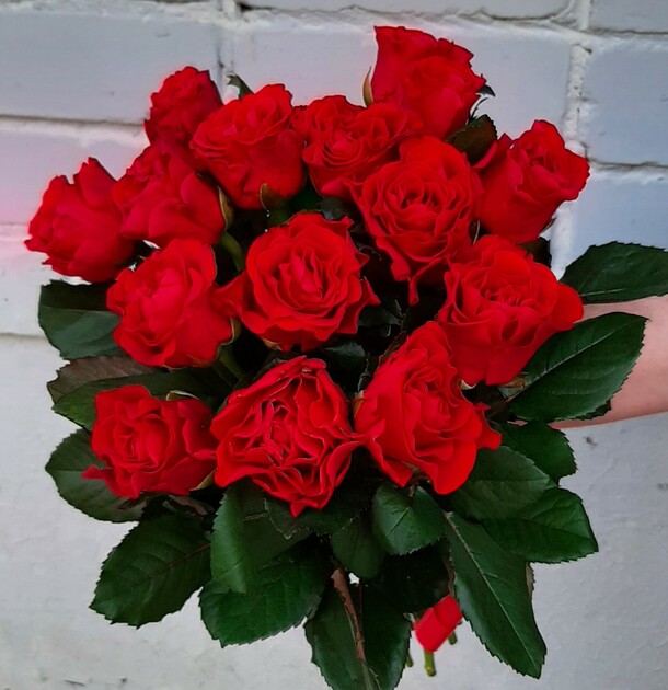 15 роз эльторо, артикул F1341450 - 2630 рублей, доставка по городу. Flawery - доставка цветов