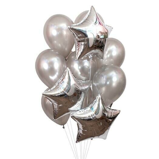 Фонтан гелиевых шаров, артикул F1415379 - 2500 рублей, доставка по городу. Flawery - доставка цветов