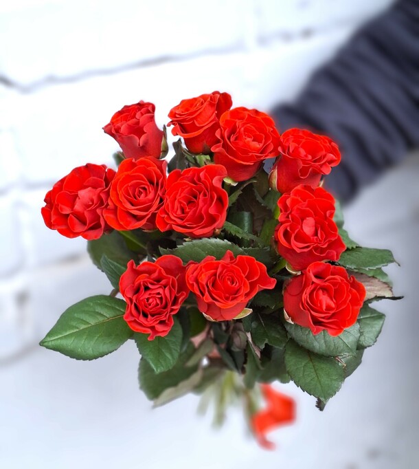 Букет роз 🌹🌹🌹, артикул F1502134 - 1400 рублей, доставка по городу. Flawery - доставка цветов