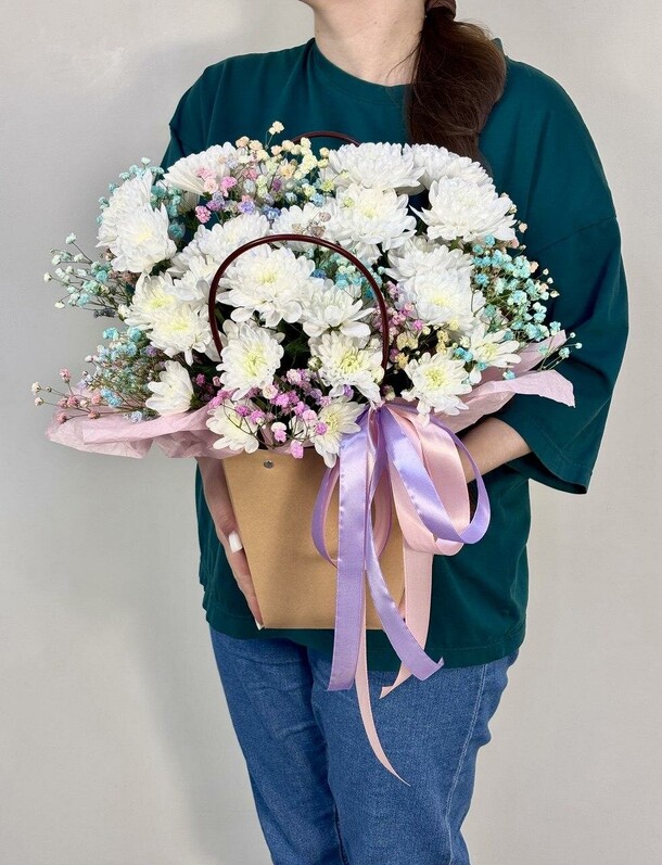 Стильная сумочка, артикул F1436288 - 4185 рублей, доставка по городу. Flawery - доставка цветов