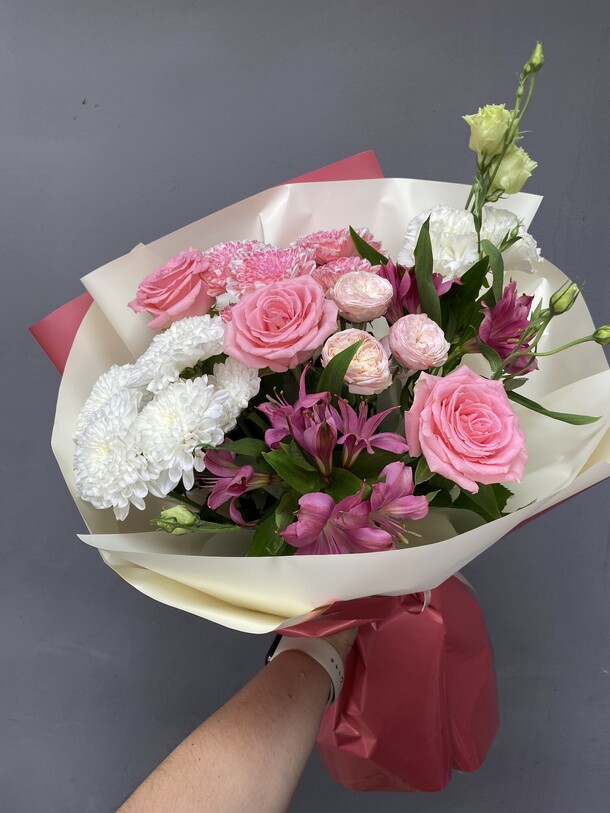 Авторский букет «сопрано», артикул F1450175 - 4659 рублей, доставка по городу. Flawery - доставка цветов