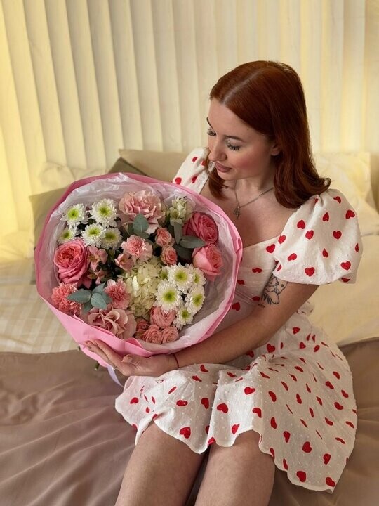 Сборный букет для  любимой, артикул F1389495 - 8744 рублей, доставка по городу. Flawery - доставка цветов