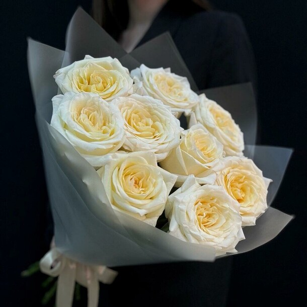 Букет "сливки", артикул F1420656 - 7139 рублей, доставка по городу. Flawery - доставка цветов