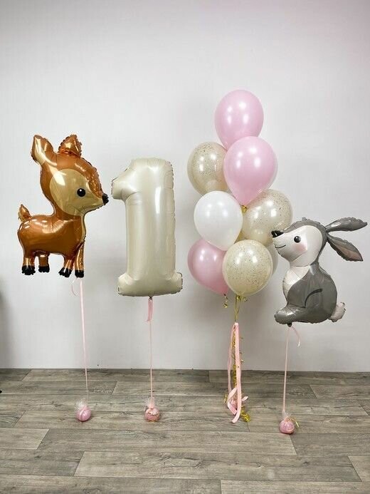 Сет шаров лесная братва, артикул F1420658 - 7200 рублей, доставка по городу. Flawery - доставка цветов