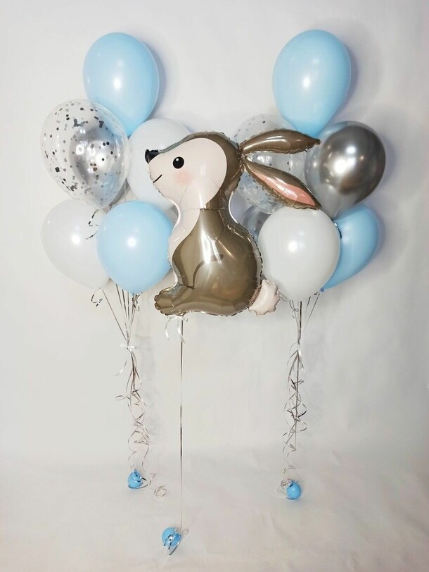 Набор шаров лесной зайчик, артикул F1420659 - 4300 рублей, доставка по городу. Flawery - доставка цветов