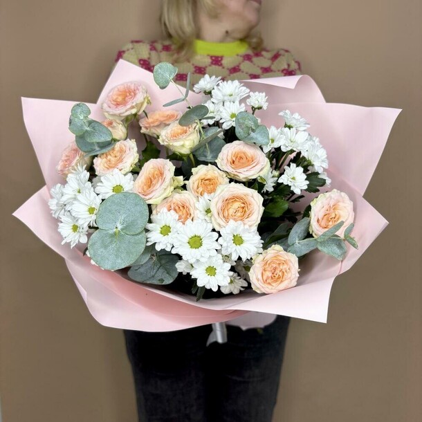 Букет "мгновенья", артикул F1420704 - 4598 рублей, доставка по городу. Flawery - доставка цветов