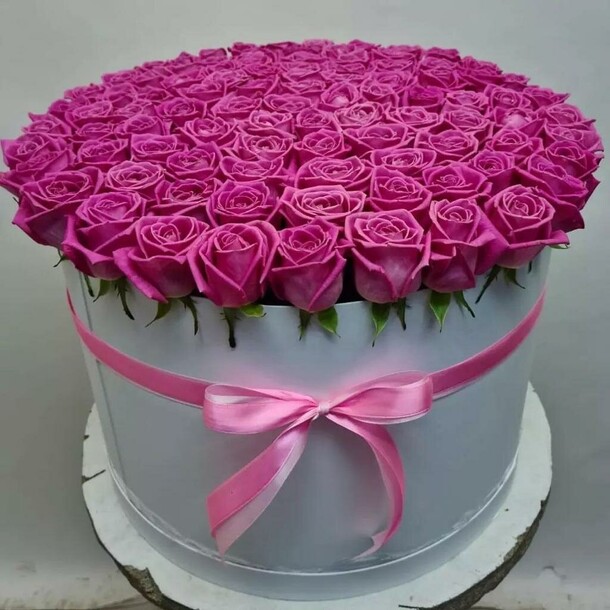 101 в коробке, артикул F1170657 - 24999 рублей, доставка по городу. Flawery - доставка цветов