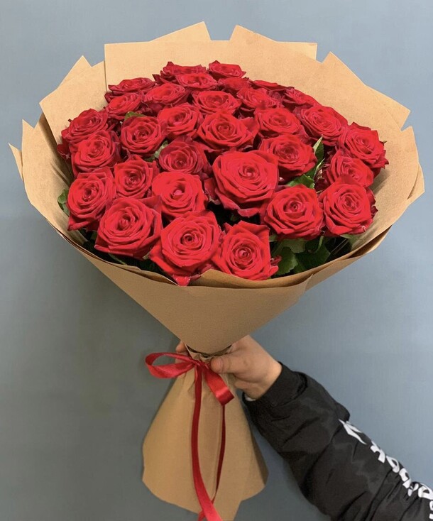 Букет розы 25, артикул F1182216 - 5999 рублей, доставка по городу. Flawery - доставка цветов