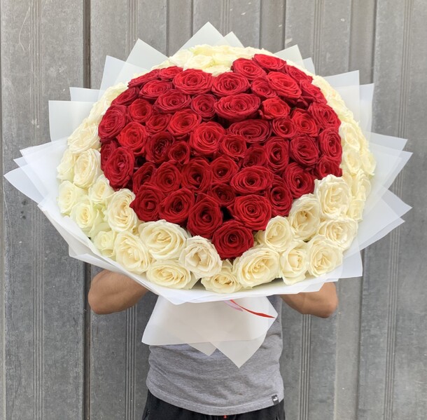 Сердце 🧡, артикул F1200171 - 24999 рублей, доставка по городу. Flawery - доставка цветов