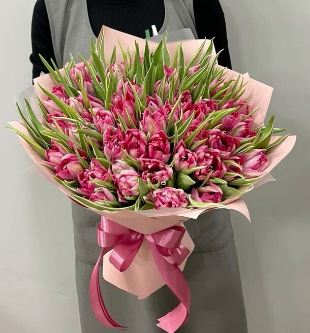 Микроб тюльпаны, артикул F1252139 - 12300 рублей, доставка по городу. Flawery - доставка цветов