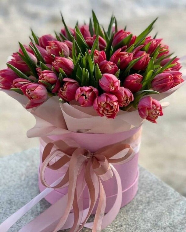 Тюльпан колумбус, артикул F1269170 - 15400 рублей, доставка по городу. Flawery - доставка цветов