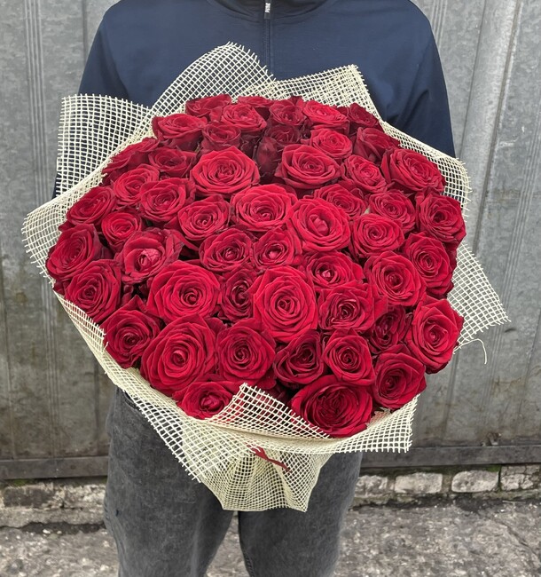 Роза 51, артикул F1276466 - 9299 рублей, доставка по городу. Flawery - доставка цветов