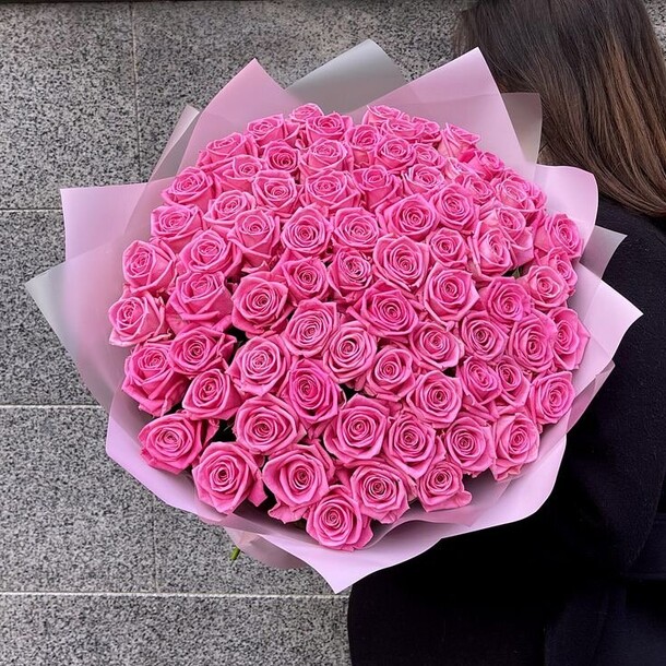 101 роза аква, артикул F1277489 - 24998 рублей, доставка по городу. Flawery - доставка цветов