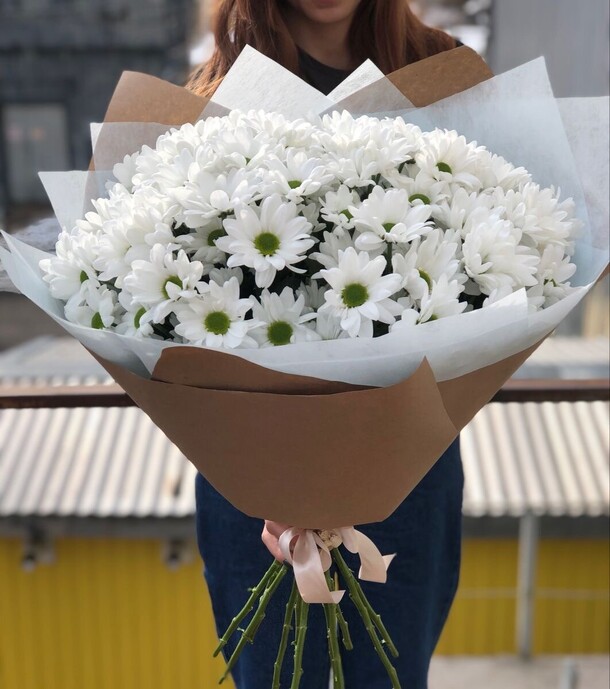 Хризантема кустовая, артикул F1297656 - 4999 рублей, доставка по городу. Flawery - доставка цветов