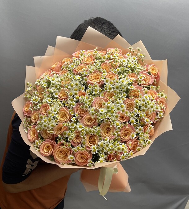 Букет нежности, артикул F1307370 - 15400 рублей, доставка по городу. Flawery - доставка цветов