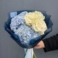 Дуо букет из гортензии и роз