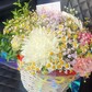 Букет с ромашками в корзинке