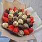Букет из клубники в шоколаде, размер М