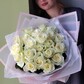 Букет из 21 белой розы