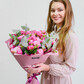БУКЕТ ТОСКАНА ИЗ ПИОНОВИДНЫХ РОЗ