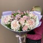 Букет из французкой розы и альстромерии